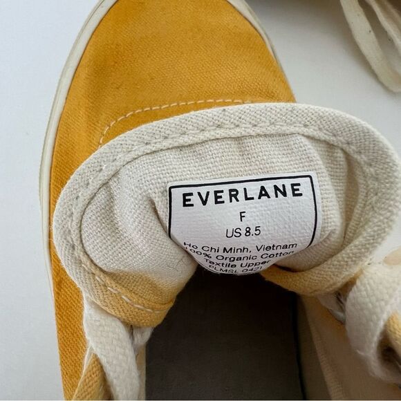 Everlane The Forever Sneaker in Marigold Dip Yellow Ombre Tie Dye - Picture 9 of 11